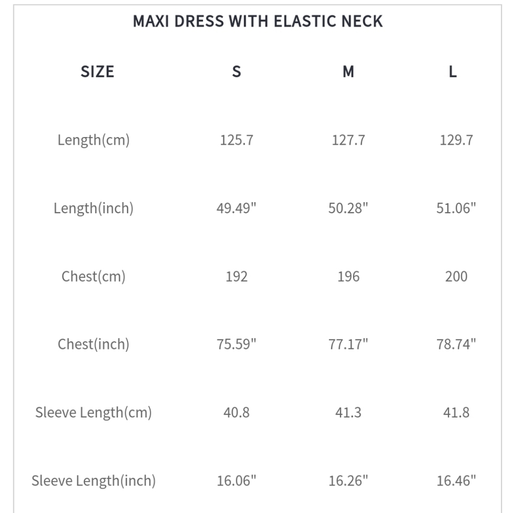 LATTELIER. NWT Maxi Dress With Elastic Neck (Cream) - Picture 10 of 10